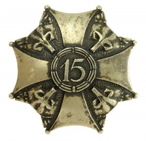 II RP, odznak 15. pešieho pluku (991)