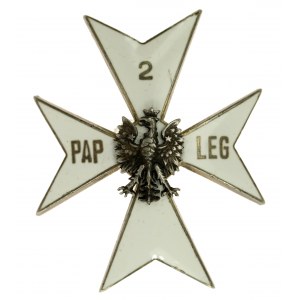 II RP, insigne du 2e régiment d'artillerie de campagne des Légions (993)