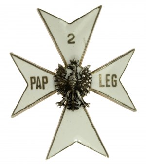 II RP, Distintivo del 2° Reggimento di Artiglieria da Campo delle Legioni (993)