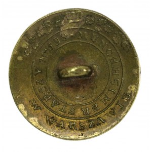 Kingdom of Poland, Clerical Button. Munchheimer the Elder (702)