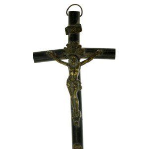 Lutto nazionale, croce nera con Cristo XIX secolo (544)