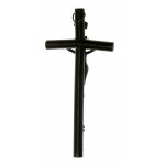 National Mourning, black cross with Christ 19th century (544)