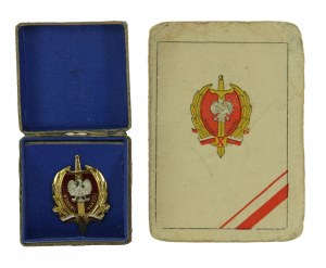 PRL, Badge of 10 Years in the Service of the Nation with ID and box (441)