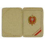 PRL, Distintivo di 10 anni al servizio della nazione con documento d'identità e scatola (441)