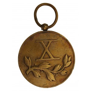 Druhá republika, medaila za dlhoročnú službu, X rokov (447)