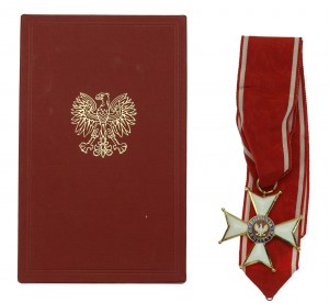 PRL, Komandérský kříž Řádu Polonia Restituta (III. třídy) s krabicí (801)
