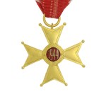 PRL, Ritterkreuz des Ordens der Polonia Restituta (Klasse V) mit Miniatur und Schachtel (803)