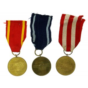 PRL, ensemble de trois médailles (814)