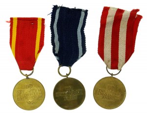 PRL, serie di tre medaglie (814)