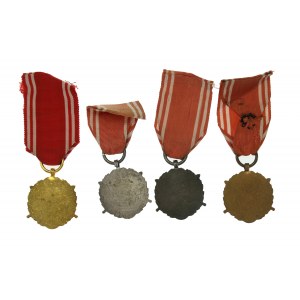 People's Republic of Poland, set of Armed Forces in the Service of the Fatherland medals [4 pcs.] (815)