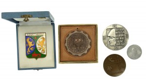 Polonia, Ungheria, set di medaglie. Totale 5 pezzi. (825)