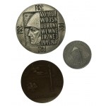 Pologne, Hongrie, ensemble de médailles. Total 5 pièces. (825)