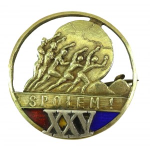 II RP, Abzeichen, GOLD, 25 Jahre Społem (826)