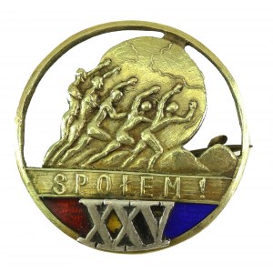 II RP, Badge, GOLD, 25 years of Społem (826)