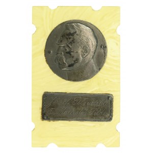 II RP, plaque Jozef Pilsudski 1er maréchal de Pologne (215)