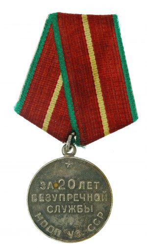 UdSSR, Medaille für 20 Jahre tadellosen Dienst in den Streitkräften der UdSSR (523)