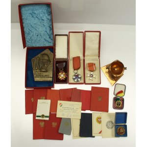 People's Republic of Poland, MO and SB colonel memorabilia set (781)