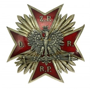 II RP, Badge of the General Association of Reserve NCOs of the R.P. with ID card 82)