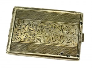 Silver cigarette box from MO Commander General Witold, 1948 (786)