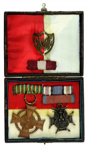 II RP, Zestaw pamiątek po żołnierzu 5 Ochotniczego Pułku Strzelców Wojsk Litwy Środkowej (787)