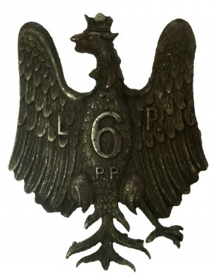 II RP, eagle overlay for the badge of the 6th Infantry Regiment of the Polish Legions (852)