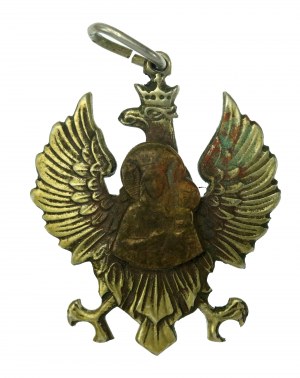Patriotic eagle with Our Lady of Czestochowa (863)
