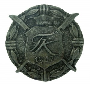 Patriotic badge Tadeusz Kosciuszko, 1917. by E. Unger, Lviv (867)