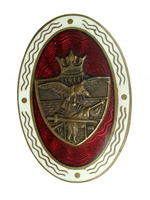 Distintivo Allegoria della Polonia - Ascesa dell'NKN e delle legioni 16 VIII 1914 (872)