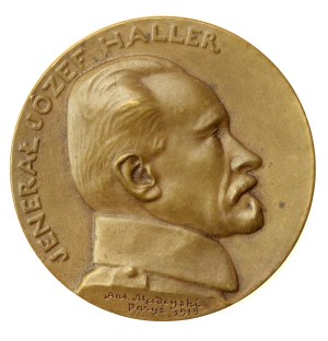II RP, Jenerał Józef Haller 1919 médaille (873)