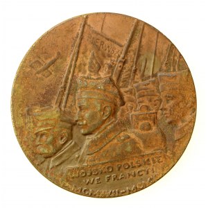 II RP, Jenerał Józef Haller 1919 médaille (873)