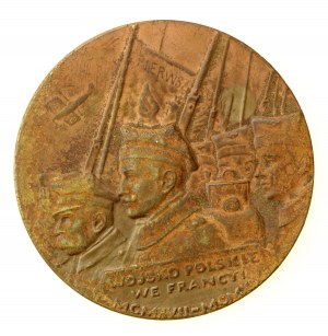 II RP, Jenerał Józef Haller 1919 médaille (873)