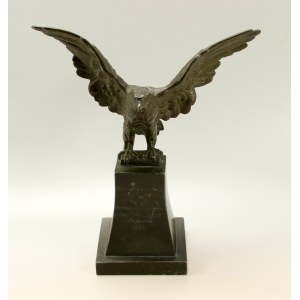 II RP, statuette de récompense en forme d'aigle, Katowice 1938 (406)