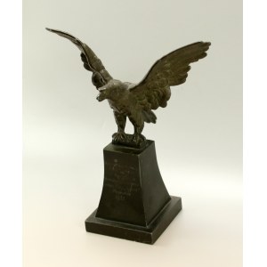 II RP, statuette de récompense en forme d'aigle, Katowice 1938 (406)