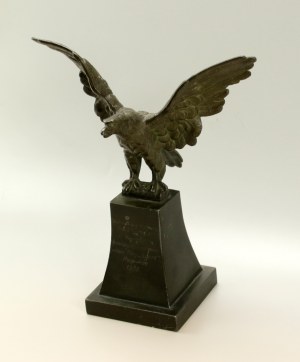 II RP, statuette de récompense en forme d'aigle, Katowice 1938 (406)