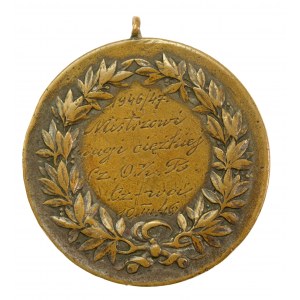 Medaglia sportiva, Campionato del cerchio dei pesi massimi, Częstochowa 1946 (253)