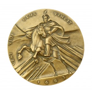 Volksrepublik Polen, Medaille zum 300. Jahrestag der Schlacht von Wien 1983. Olszewska-Borys (513)
