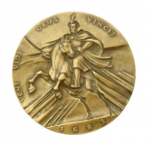 Polská lidová republika, medaile k 300. výročí bitvy u Vídně 1983. Olszewska-Borys (513)