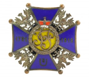 II RP, Abzeichen des 8. Uhlan-Regiments. Walenta, Krakau (928)