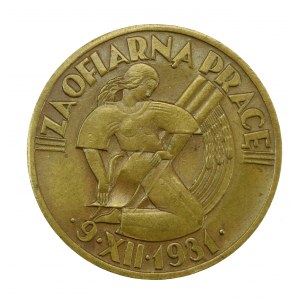 II RP, Badge of Honor For Sacrificial Work 1931. designed by Zofia Stryjeńska (685)