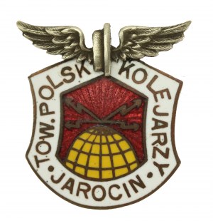 II RP, Distintivo della Società dei ferrovieri polacchi Jarocin (687)