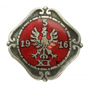 Odznaka patriotyczna NKN 5.XI.1916 (691)