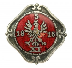 Insigne patriotique du NKN 5.XI.1916 (691)