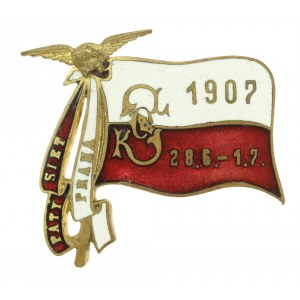 II RP, zestaw odznak Sokoła. Razem 3 szt. (696)