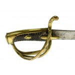 French saber AN XI in scabbard, First Empire (950)