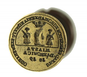 Stempel der Schuhmacherversammlung Dąbrowica 1819 (646)