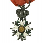 Francia, Ordine Nazionale della Legion d'Onore 5a classe (1852-1870). Miniatura (193)