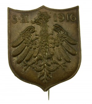 Patriotic badge 5.XI.1916 (592)