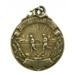 Médailles Union des artisans chrétiens du Royaume de Pologne, Varsovie 1913, Prix de la course pédestre. 3 pièces(648)