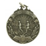 Médailles Union des artisans chrétiens du Royaume de Pologne, Varsovie 1913, Prix de la course pédestre. 3 pièces(648)