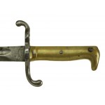 Baionetta tedesca modello71 in fodero di cuoio per fucile Mauser wz 1871 e 1888 (101)